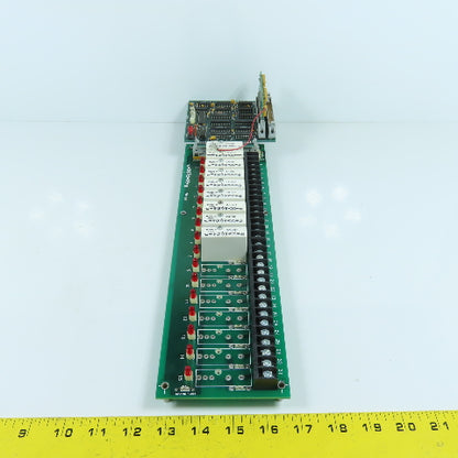 Opto 22 PB16H 16-Channel Relay Board W/ (9) IDC5D Solid State & B5 Board