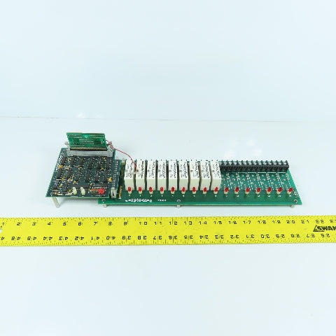 Opto 22 PB16H 16-Channel Relay Board W/ (9) IDC5D Solid State & B5 Board