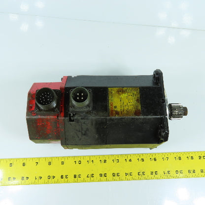 Fanuc A06B-0313-B003 AC Servo Motor 2000RPM 3-Phase 8-Pole W/ Encoder
