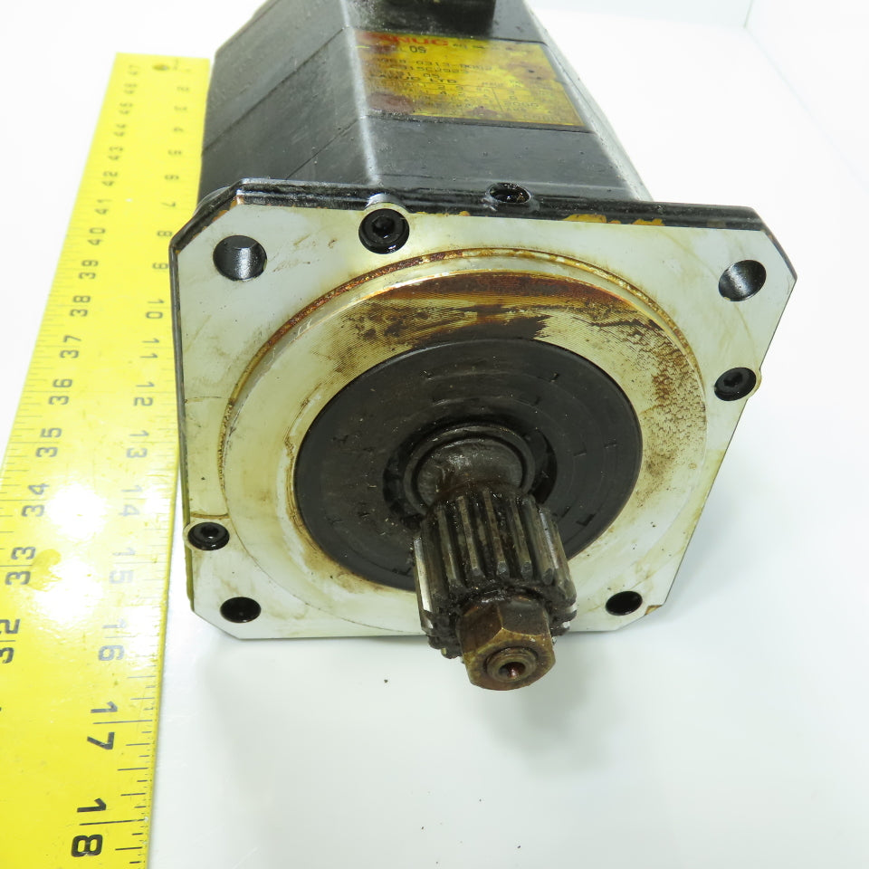 Fanuc A06B-0313-B003 AC Servo Motor 2000RPM 3-Phase 8-Pole W/ Encoder