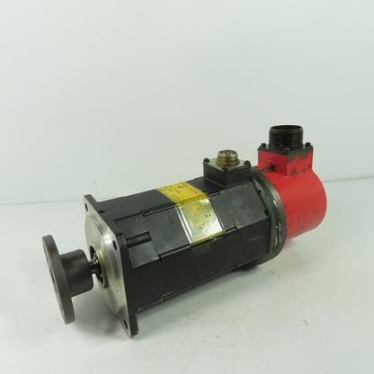 Fanuc A06B-0312-B032 AC Servo Motor 3Ph 120V 2.0Nm W/ Pulse Coder A290-0521-V552