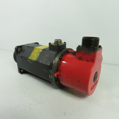 Fanuc A06B-0312-B032 AC Servo Motor 3Ph 120V 2.0Nm W/ Pulse Coder A290-0521-V552