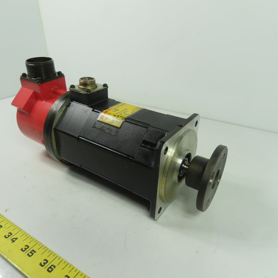 Fanuc A06B-0312-B032 AC Servo Motor 3Ph 120V 2.0Nm W/ Pulse Coder A290-0521-V552