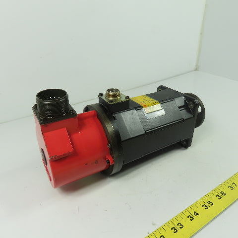 Fanuc A06B-0312-B032 AC Servo Motor 3Ph 120V 2.0Nm W/ Pulse Coder A290-0521-V552