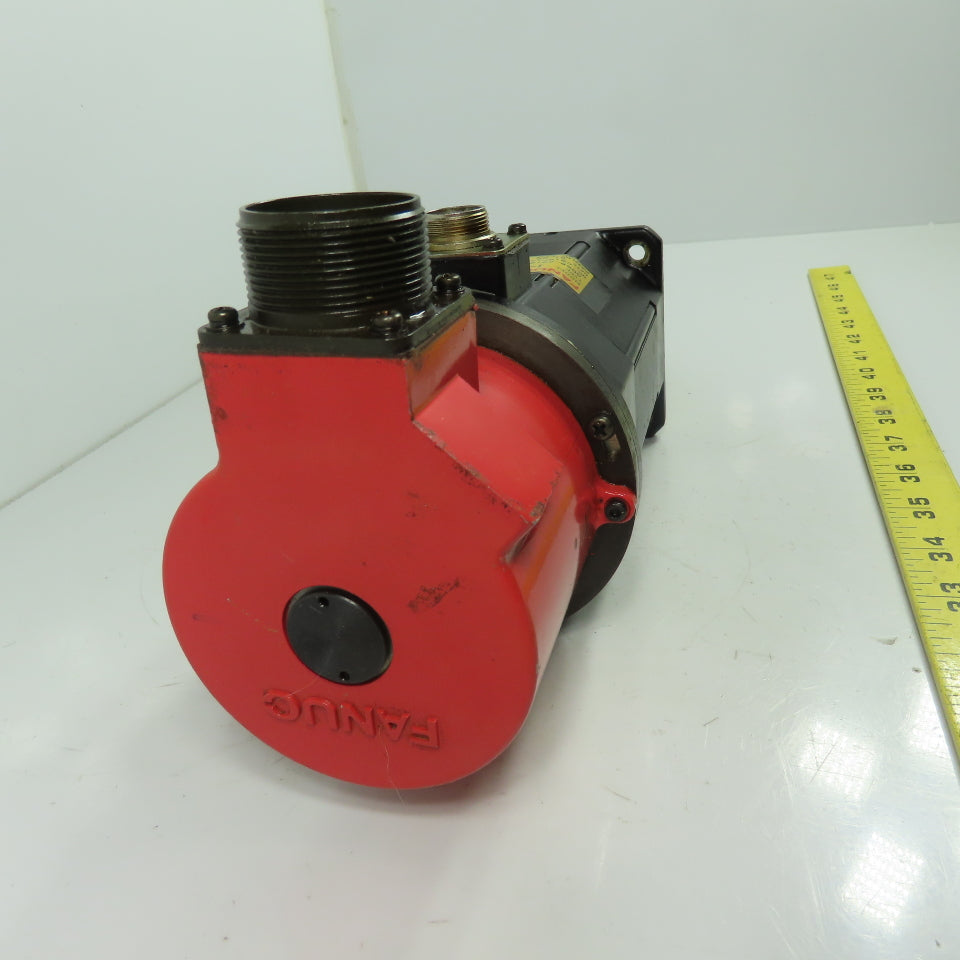 Fanuc A06B-0312-B032 AC Servo Motor 3Ph 120V 2.0Nm W/ Pulse Coder A290-0521-V552