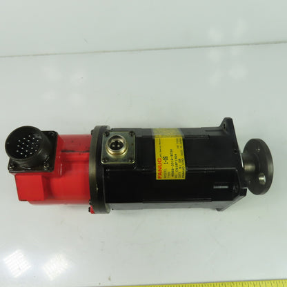 Fanuc A06B-0312-B032 AC Servo Motor 3Ph 120V 2.0Nm W/ Pulse Coder A290-0521-V552