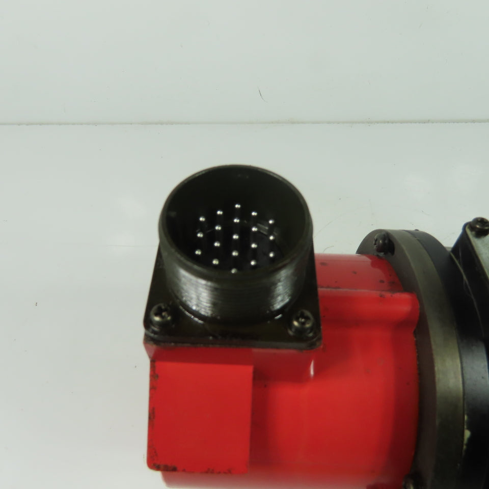 Fanuc A06B-0312-B032 AC Servo Motor 3Ph 120V 2.0Nm W/ Pulse Coder A290-0521-V552