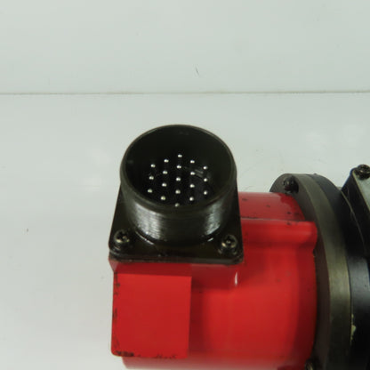 Fanuc A06B-0312-B032 AC Servo Motor 3Ph 120V 2.0Nm W/ Pulse Coder A290-0521-V552