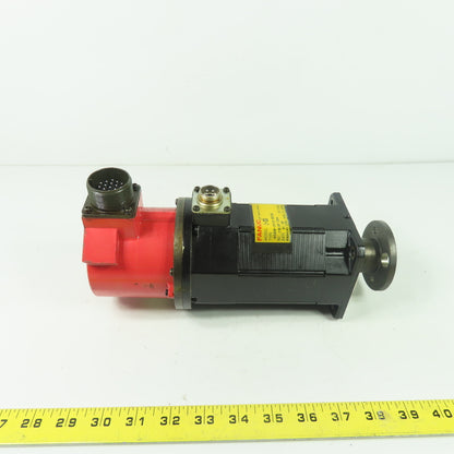 Fanuc A06B-0312-B032 AC Servo Motor 3Ph 120V 2.0Nm W/ Pulse Coder A290-0521-V552