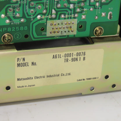 Matsushita Fanuc A61L-0001-0076 TR-9DK1 B Monitor Display