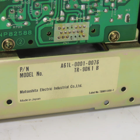 Matsushita Fanuc A61L-0001-0076 TR-9DK1 B Monitor Display