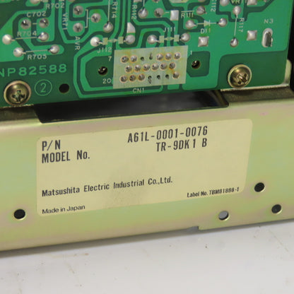 Matsushita Fanuc A61L-0001-0076 TR-9DK1 B Monitor Display