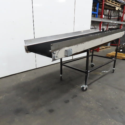LaRos 30" Wide x 110" Adjustable Incline Discharge Conveyor No Drive