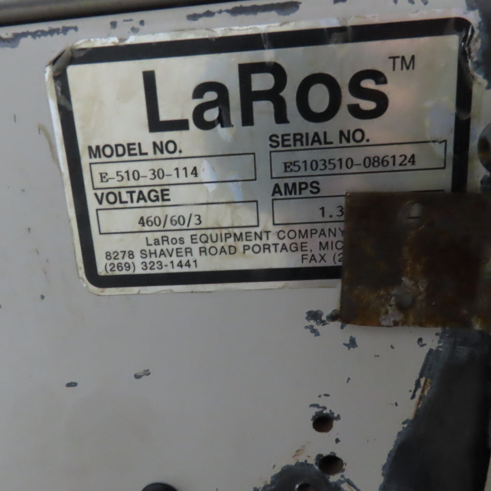 LaRos 30" Wide x 110" Adjustable Incline Discharge Conveyor No Drive