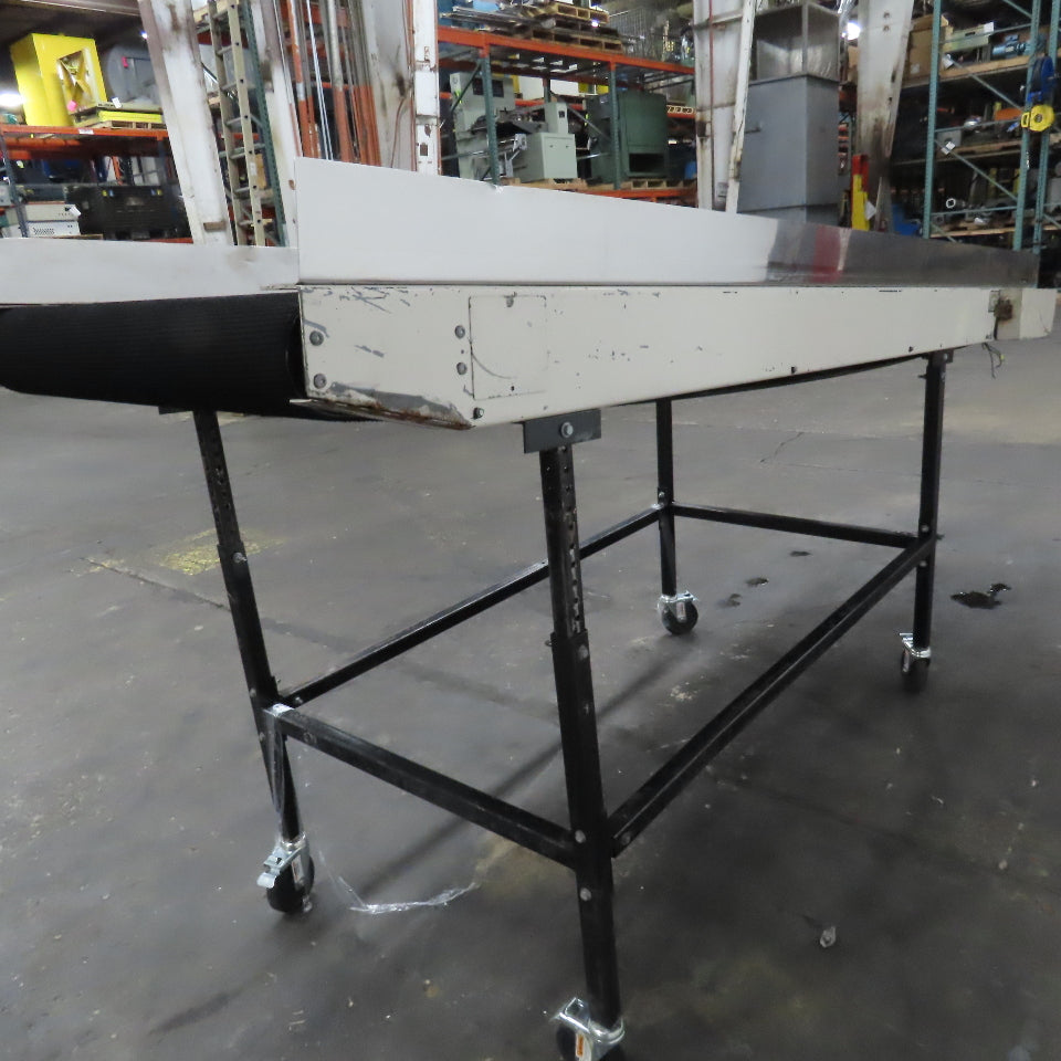 LaRos 30" Wide x 110" Adjustable Incline Discharge Conveyor No Drive