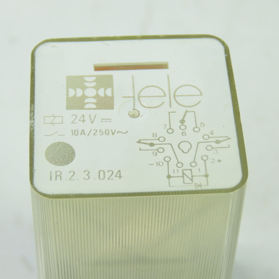 Tele IR.2.3.024 Relay 24V 10A 250V Lot Of 2