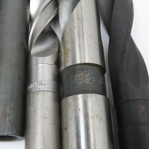 Misc. Lot Twist Drill 2 Flute Coolant Thru HSS 63/64", 47/64", 51/64" Lot Of 8