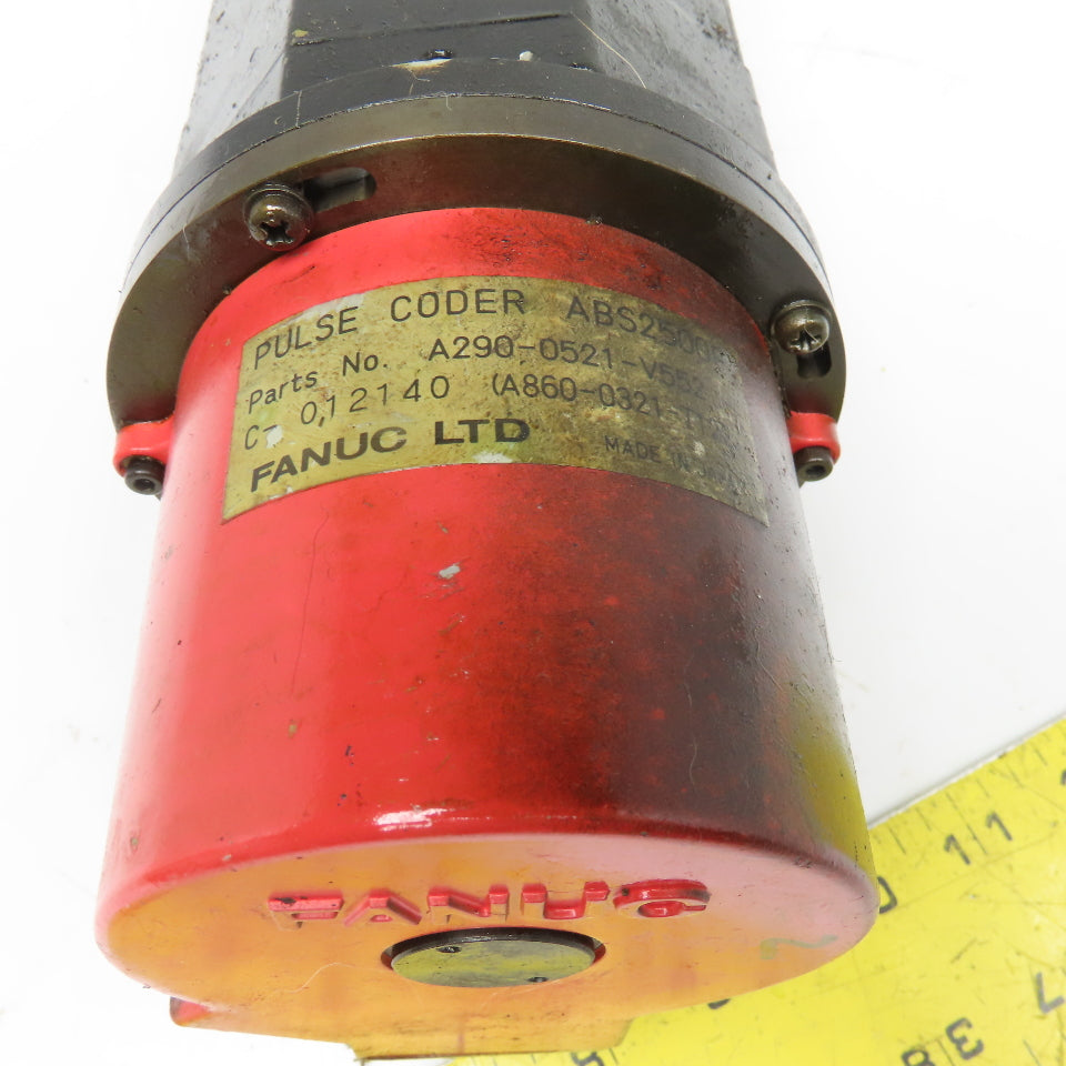 Fanuc A06B-0312-B032 1-0S AC Servo Motor 11mm Shaft