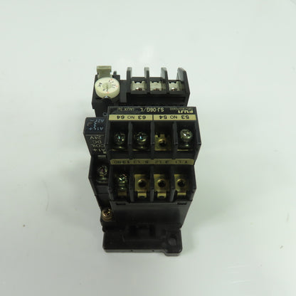 Fuji SJ-06G/L Magnetic Contactor 2.2KW 15A 24VDC Coil W/ TR-0 Overload Relay
