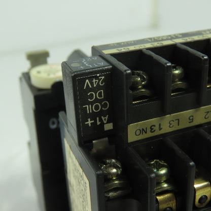 Fuji SJ-06G/L Magnetic Contactor 2.2KW 15A 24VDC Coil W/ TR-0 Overload Relay