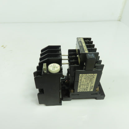 Fuji SJ-06G/L Magnetic Contactor 2.2KW 15A 24VDC Coil W/ TR-0 Overload Relay