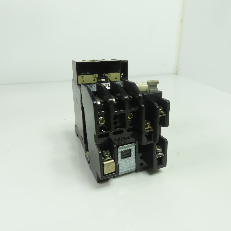 Fuji SJ-06G/L Magnetic Contactor 2.2KW 15A 24VDC Coil W/ TR-0 Overload Relay