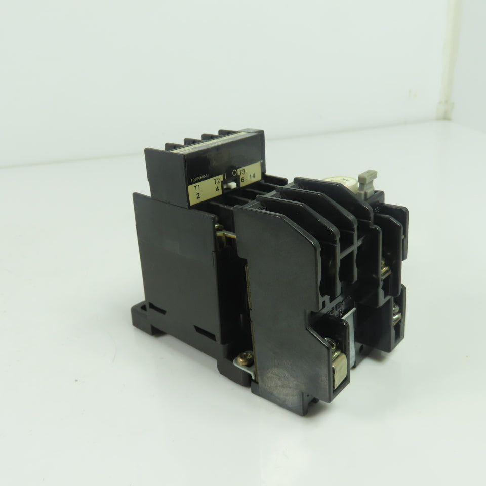 Fuji SJ-06G/L Magnetic Contactor 2.2KW 15A 24VDC Coil W/ TR-0 Overload Relay