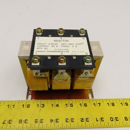Fanuc Pertronics A81L-0001-0101 Reactor 63A 3Ph 0.25mH