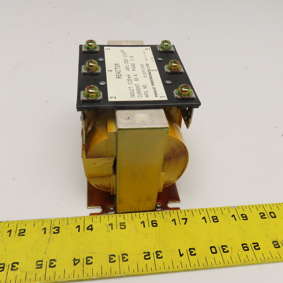 Fanuc Pertronics A81L-0001-0101 Reactor 63A 3Ph 0.25mH