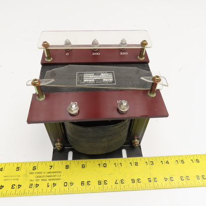 Kimura 200/220V Primary 800VA 100V Secondary Transformer
