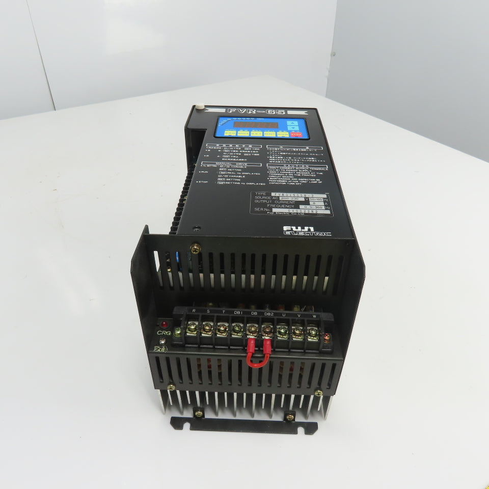 Fuji FVR015G5B-2 Variable Frequency AC Drive 200-230V 8A 50/60Hz