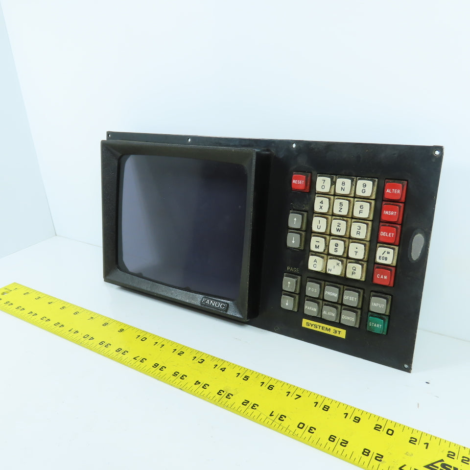 Fanuc A02B-1600-C001 Operator Interface Display MDI/CRT Unit W/ A16B-1600-0040