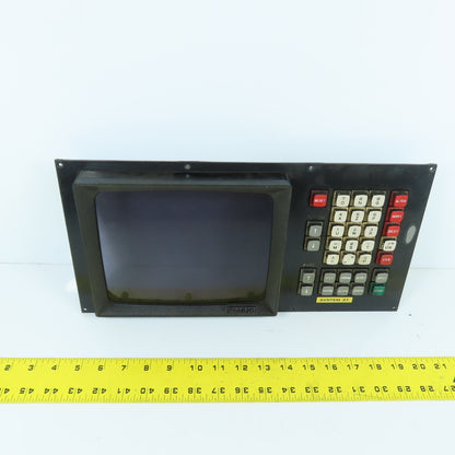 Fanuc A02B-1600-C001 Operator Interface Display MDI/CRT Unit W/ A16B-1600-0040