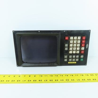 Fanuc A02B-1600-C001 Operator Interface Display MDI/CRT Unit W/ A16B-1600-0040