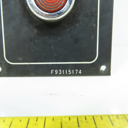 Miyano JNC 45 F93115174 CNC Lathe Power On & Off Control Switch Panel