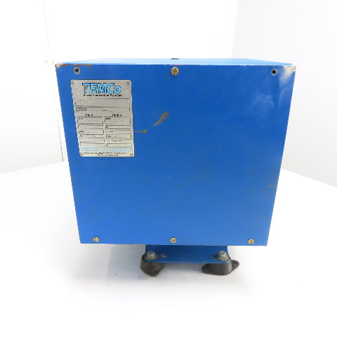Temco 6500-2KW Phase Converter Input: 240/480V 1Ph Output: 3Ph Input +5% On T2