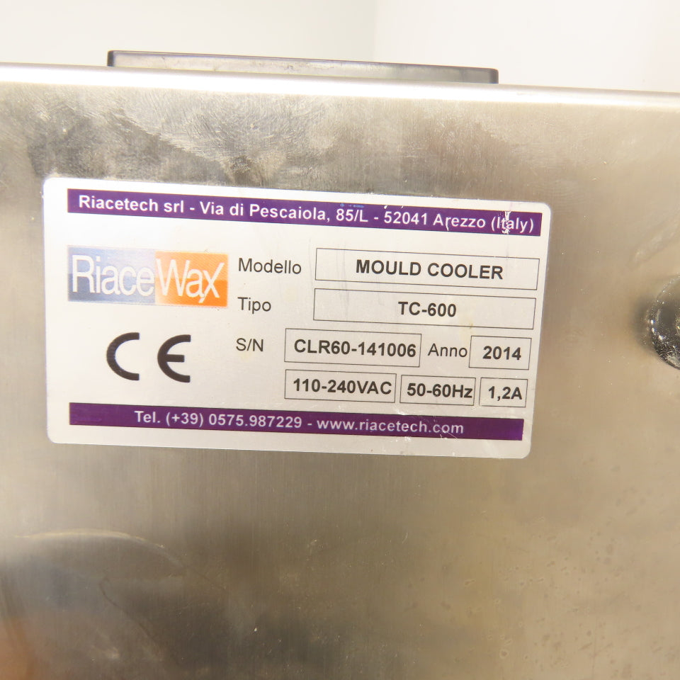 Riace Wax TC-600 60x20cm Mold Cooler 110-240VAC 1.2A W/ Temp Control/Display