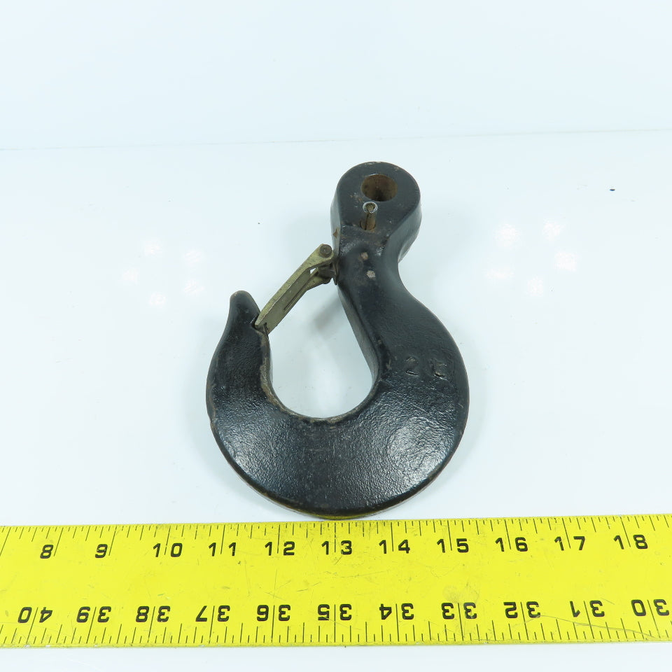 2 Ton 20mm Clevis Mount Sling Grab Hook W/ Safety Latch