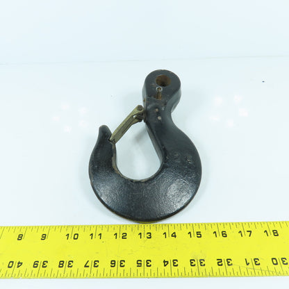 2 Ton 20mm Clevis Mount Sling Grab Hook W/ Safety Latch