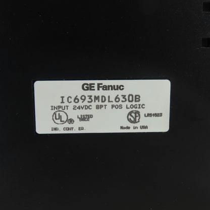 GE Fanuc IC693MDL630B 8Pt Input Module 24VDC