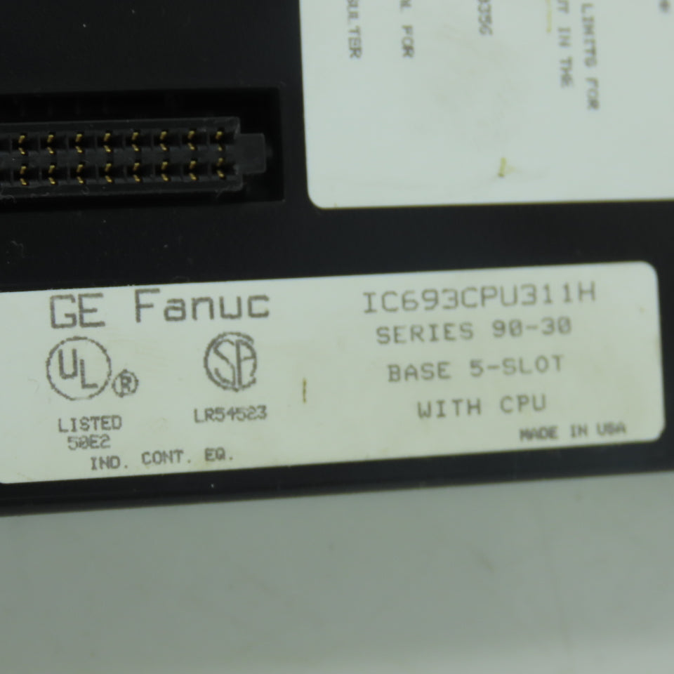 GE Fanuc IC693CPU311H 5-Slot Base PLC Rack Module With CPU