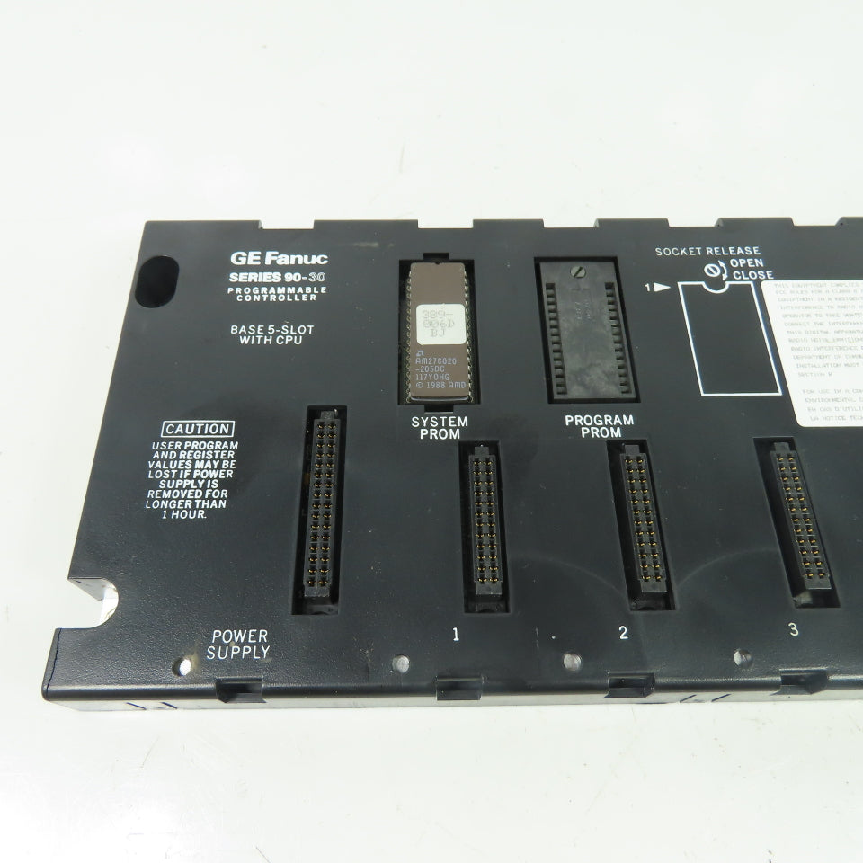 GE Fanuc IC693CPU311H 5-Slot Base PLC Rack Module With CPU