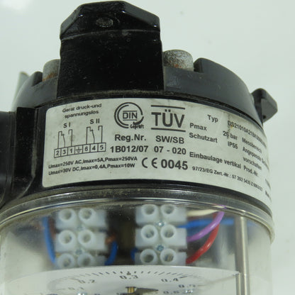 Fischer DS2100A21BK0000U0501 Differential Pressure Measuring & Switching Device