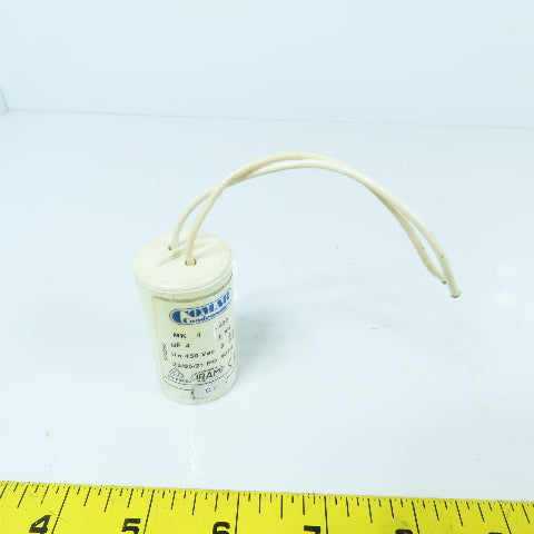 Comar MK4-450 25/28/21 PO uF 4 +5% Capacitor 450VAC 50HZ