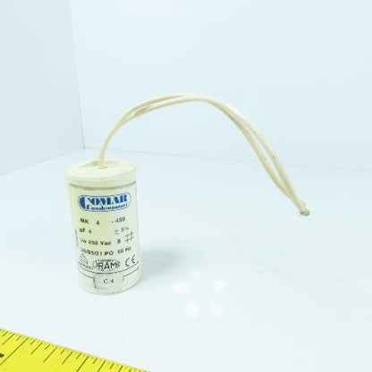 Comar MK4-450 25/28/21 PO uF 4 +5% Capacitor 450VAC 50HZ