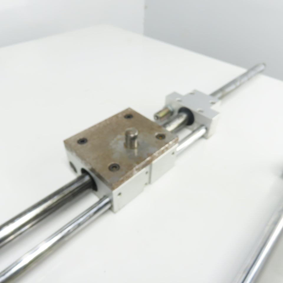 Chain Assist Pneumatic Double Rod Cylinder Linear Actuator Assembly 16" Stroke