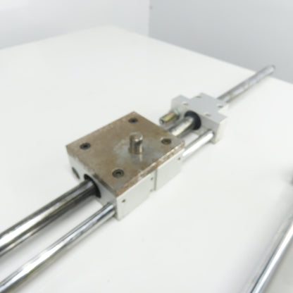 Chain Assist Pneumatic Double Rod Cylinder Linear Actuator Assembly 16" Stroke