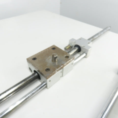 Chain Assist Pneumatic Double Rod Cylinder Linear Actuator Assembly 16" Stroke