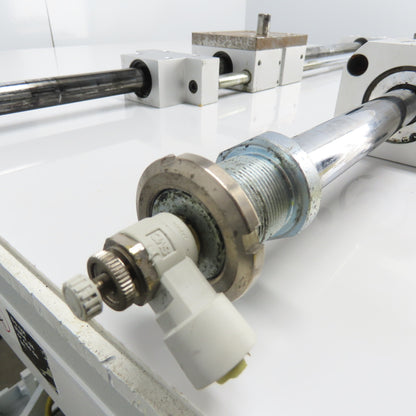 Chain Assist Pneumatic Double Rod Cylinder Linear Actuator Assembly 16" Stroke
