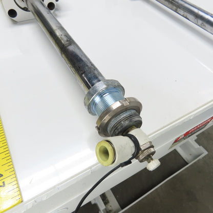 Chain Assist Pneumatic Double Rod Cylinder Linear Actuator Assembly 16" Stroke